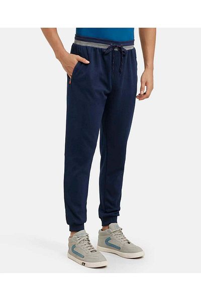 JOCKEY Athleisure-Mens Slim Fit track AM05-01 Blue