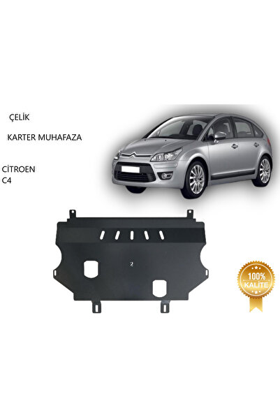 Tunax Citroen C4 Çelik Karter Muhafaza Koruma 2004 2005 2006 2007 2008 2009 2010