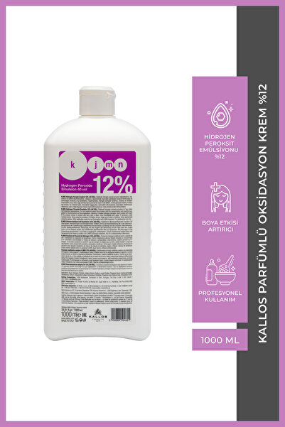 Kallos Cosmetics Kallos Parfümlü Oksidasyon Krem %12 1000 ML