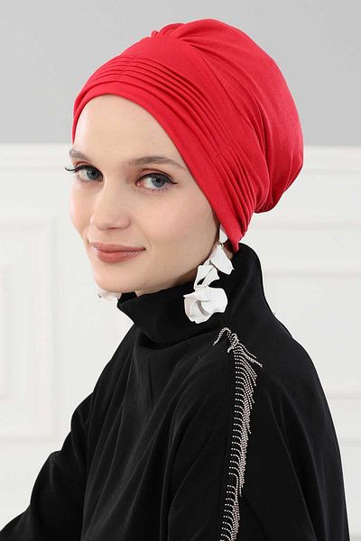 Aisha's Design B-19 Model Pleated Combed Cotton Bag