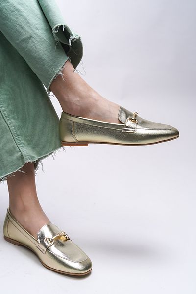 Riccon Ophisalia 001293   Model Gold Women's Ballerinas