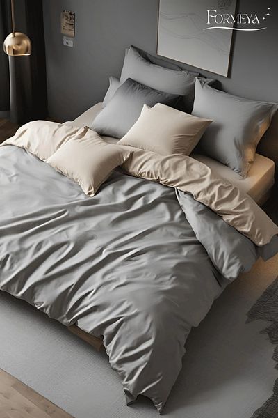 Formeya Elastisches Bettbezug-Set für Einzelbett – 1 Kissenbezug
