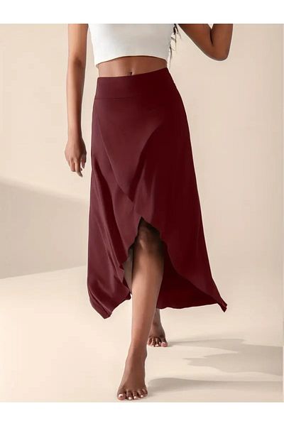 COTTONLAB Women's Sandy Skirt with Pocket Detail Leggings