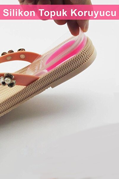 Fresh Moon Silikon Ayakkabı 1 Çift Topuk Koruyucu Ortopedik Medikal Jel Topukluk Ped Ayak Bakım