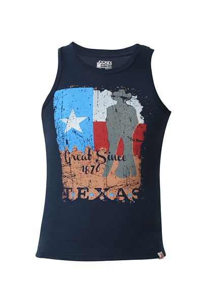 JOCKEY 24X7 Racer Back Tank Top 1467-01 Blue