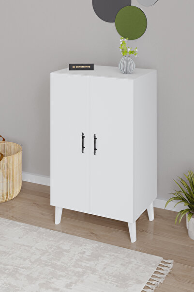 Dekomonte Çok Amaçlı Mutfak Kiler Banyo Balkon Ofis Dolabı - Beyaz