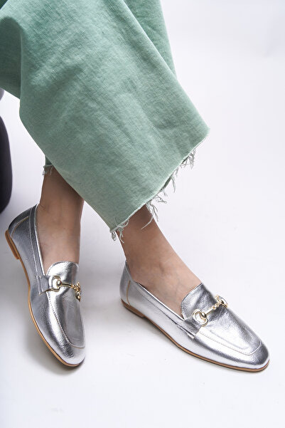 Riccon Balerini argintii pentru femei Ophisalia - 001293