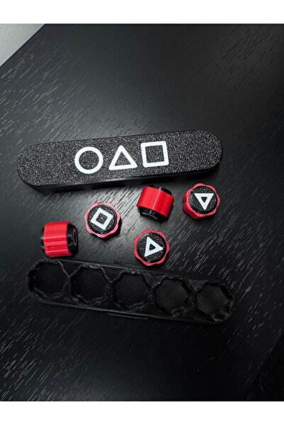 3D Squid Game 5 Taş Oyun Seti-kutulu