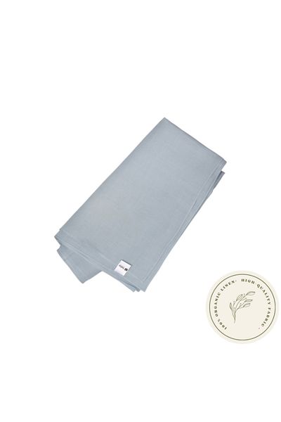YesEco Women's Summer/Autumn Scarf | 100% Linen Stole in Blue | Lightweight and Stylish