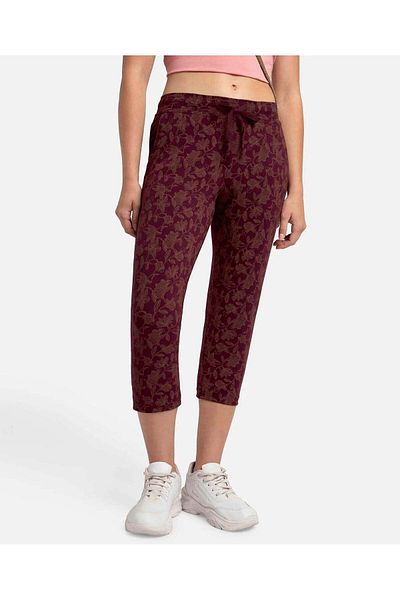 JOCKEY 24X7 Capri Pants 1300-01 Red