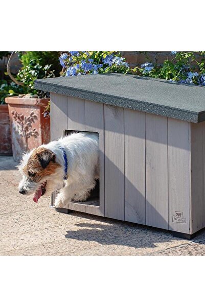 Genel Markalar Argo 60 Çam Ahşap Köpek Kulübesi Medium 69.5x54.5x52 Cm