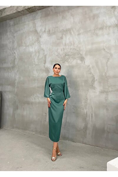 BYBRZ فستان ستان من الاختيار المثالي للمناسبات الخاصة