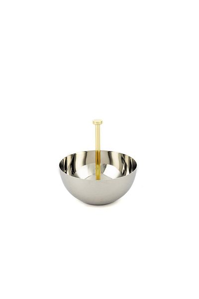 Mikasa Moor Gold Silver Metal Bowl 15X15 cm