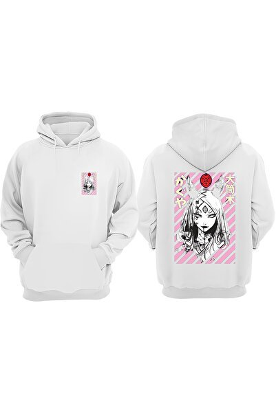 Anetos Naruto Kaguya Design Rucsac cu imprimeu Alb Swea tricou