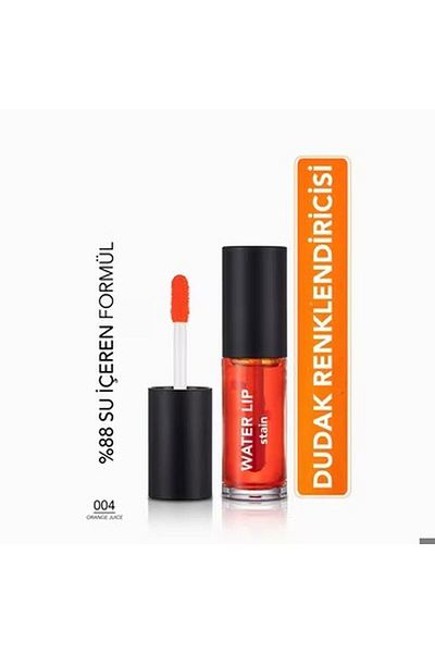 Flormar Water Lip Stain Lasting Matte Lip Color No: 004