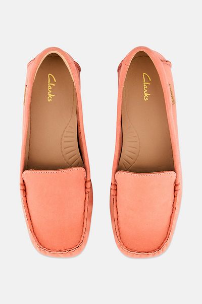 CLARKS Women Freckle Walk Slip On Flats, Dark Peach