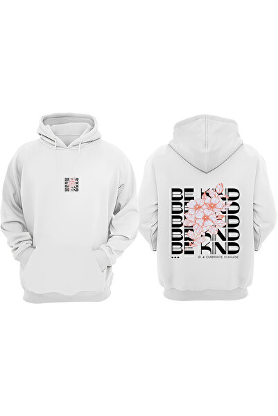 Anetos Be Kınd Sakura Design Rucsac cu imprimeu Alb Swea tricou