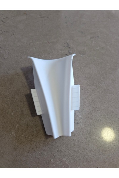 ORSAYAPI Parke Süpürgeliği Pratik Montajı İçin İÇ KÖŞE Plastik Aparatı (8 cm ...