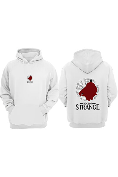 Anetos Doctor Strange Design Spate cu imprimeu Alb Swea tricou