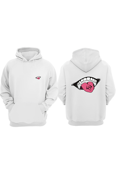 Anetos Sukuna Ryomen Design Rucsac cu imprimeu Alb Swea tricou