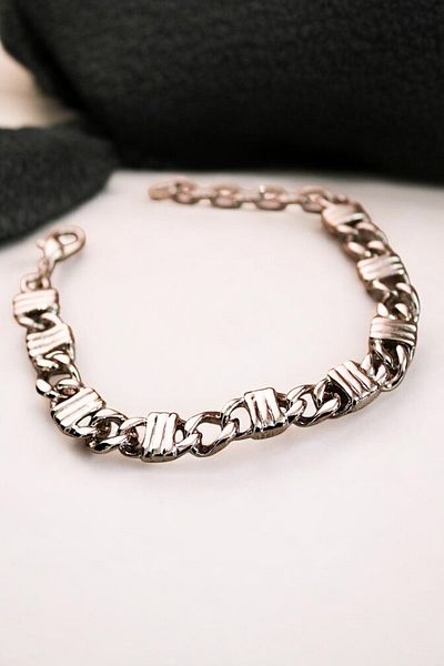 EUROMODA Gold and Silver Colors Plain Rhinestone Clip Bracelet