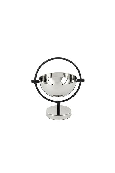Mikasa Moor Silver Footed Metal Bowl 15X24 cm