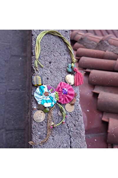 azra takı tasarım Handmade Design Short Authentic Bohemian Women Necklace