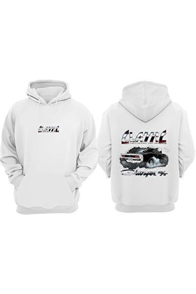 Anetos Λευκό φούτερ Classıc Change Design Sırt με τύπωμα