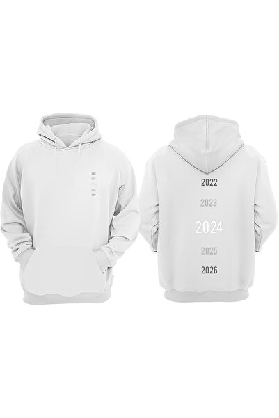 Anetos Akatsuki Band List Design Spate cu imprimeu Alb Swea tricou