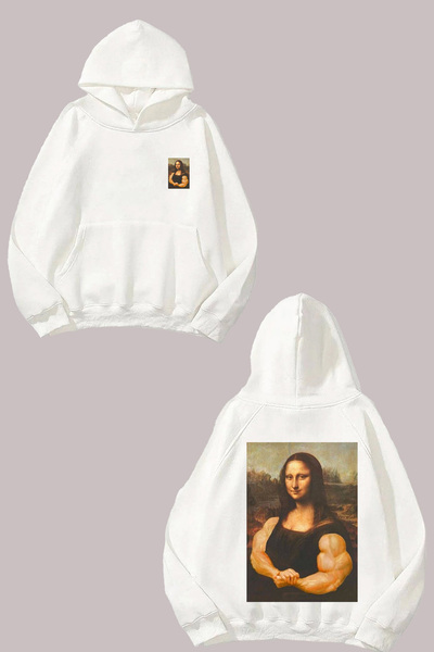 Anetos Monoliza Gym Design Rucsac cu imprimeu Alb Swea tricou