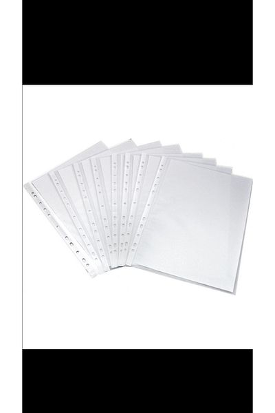 KELEBEKHOME Bag File Transparent File 20 Pieces