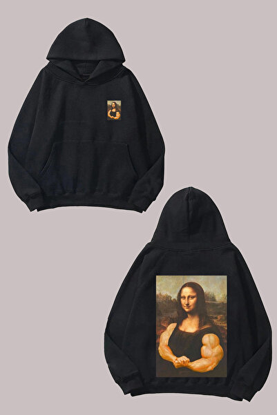 Anetos Monoliza Gym Design Rucsac cu imprimeu Negru Swea tricou