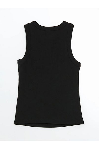 LC Waikiki Lcw Vision Black Crew Neck Stoned Women's Undershirt