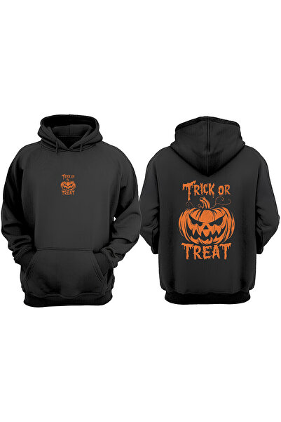 Anetos Trick Or Treat Design Rucsac cu imprimeu Negru Swea tricou