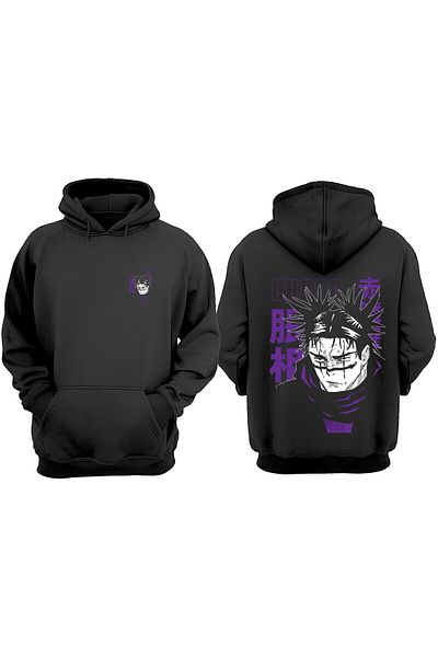 Anetos Jujutsu Kaisen Choso Design Back Printed Black Sweatshirt