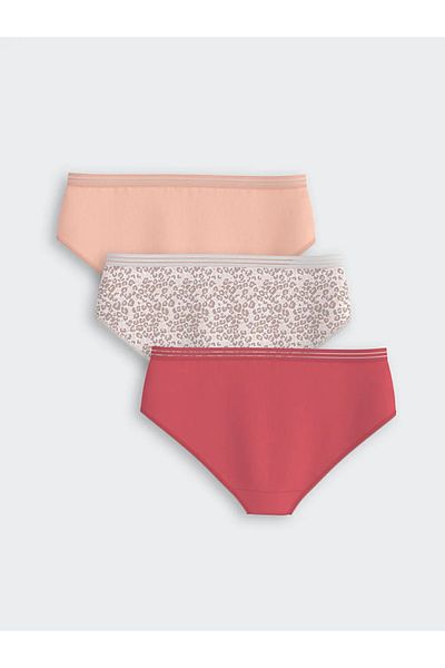 LC Waikiki Pachet de 3 chiloți hipster cu model Coral LCW DREAM