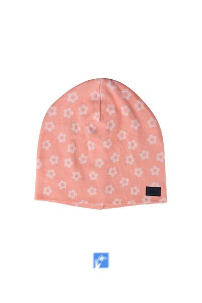 Kardelen Butik Denizli 100% Cotton Double Layer Girl's Combed Cotton Cap (1-4 Years)