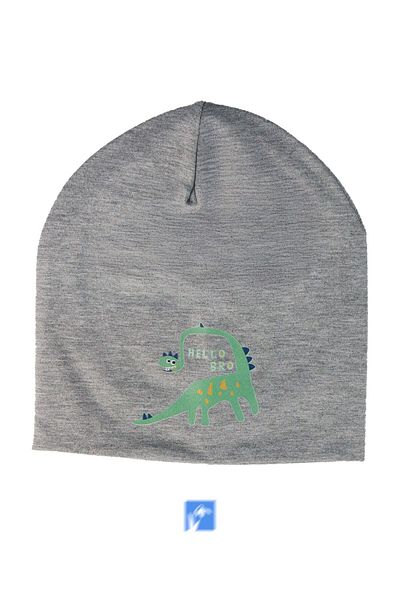 Kardelen Butik Denizli 100% Cotton Double Layer Boy's Combed Cotton Cap (1-4 Years)