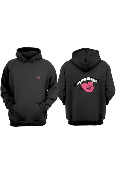 Anetos Sukuna Ryomen Design Rucsac cu imprimeu Negru Swea tricou