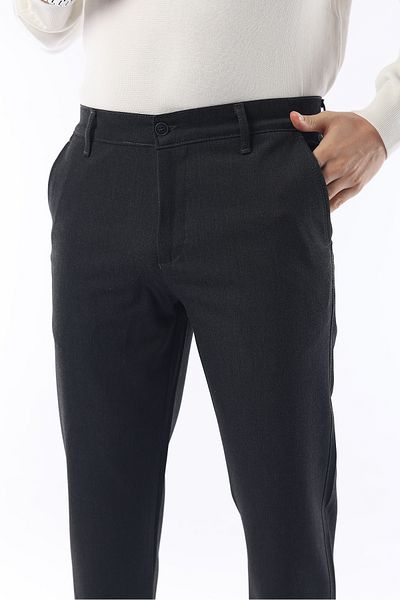 İDS COLLECTİON Pantaloni de sezon, antracit, slim fit din material lycra
