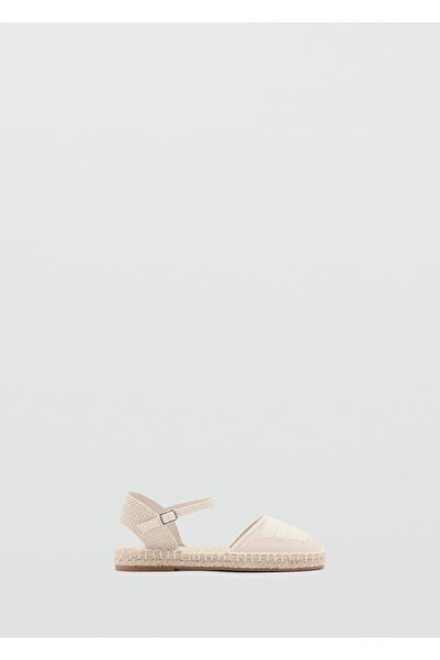 MANGO Kids Espadrille Shoe with Buckle Closure
