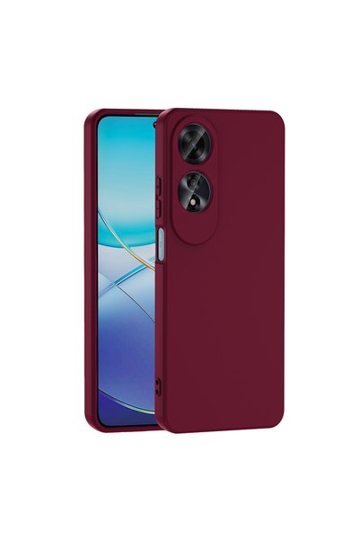MMP SHOP جراب سيليكون سائل مخملي متوافق مع هاتف اوبو A60