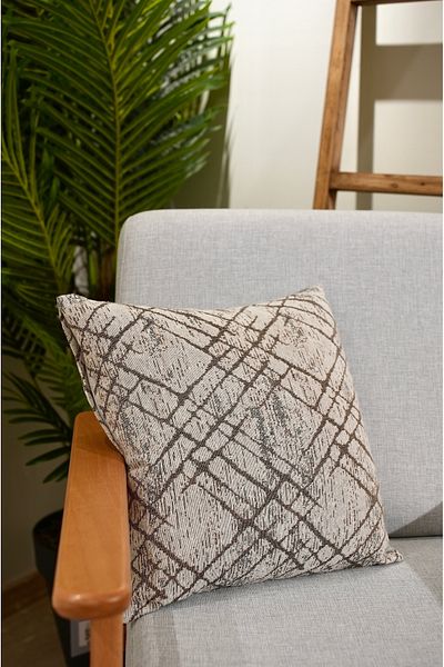 Rell Home قطعة واحدة من غطاء أريكة قطن 100% فاخر غير قابل للانزلاق مقاس 40 × 40 سم - غطاء متعدد الأغراض