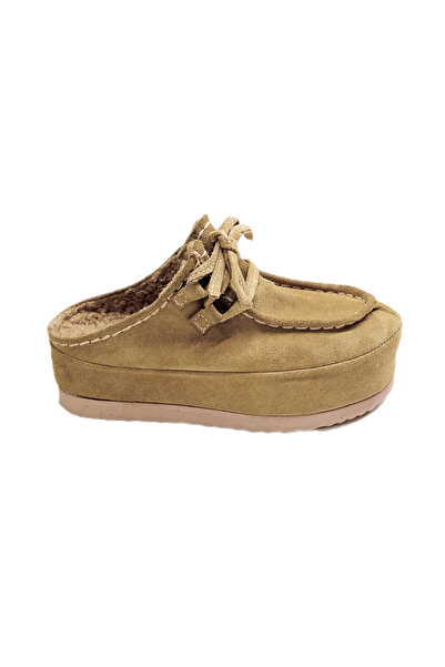 MaisonStanbul Wally Platform Suede Slippers