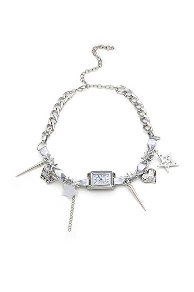 Twist KARMA FİGÜRLÜ SAATLİ KOLYE