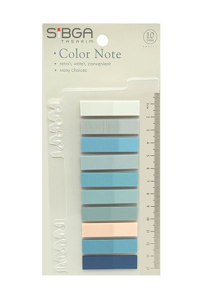 sibga tasarım Transparent Colored Postit Post-it Post ItBookmark Bookmark Postit Sticker Note Paper 200 Sheets