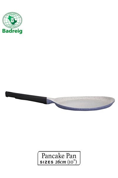 badreig صينية بان كيك مطلية بالسيراميك من لاهويا 26سم 0.7لتر من الألومنيوم ار...