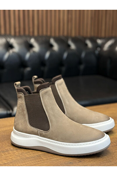 Avni Ceylan Zarif tasarım maksimum konfor EVA tabanlı Deri Kahverengi bot