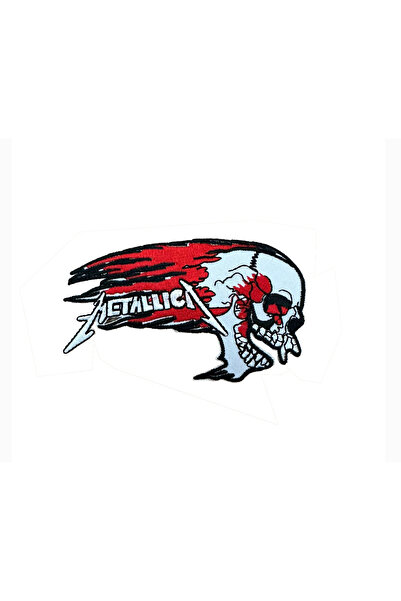 X-SHOP Metallica Rock Metal Badge Patches Arma Peç Kot Yaması (10.2 cm x 4 cm)
