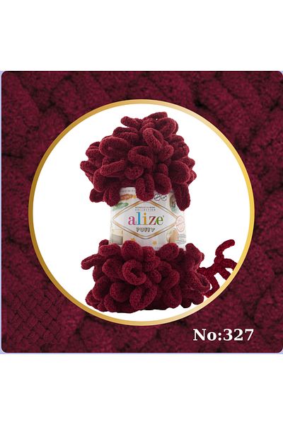 Alize 1 Puffy Hand Knitting Yarn - Κωδικός χρώματος: 327
